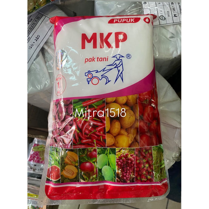 PUPUK MKP PAK TANI ORIGINAL-PUPUK MPK KEMASAN 1KG-PUPUK TANAMAN