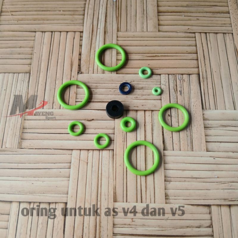Seal set P4 dan P5 - oring set warna V4 & v5 - seal v5 - bearing