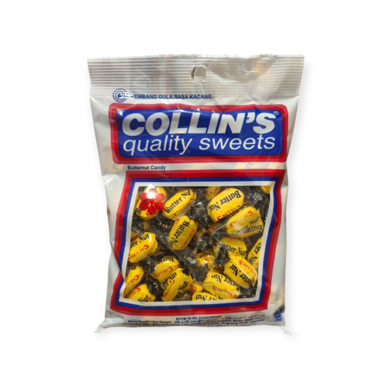 

Permen Collins Butternut 160g / Kembang Gula Rasa Kacang