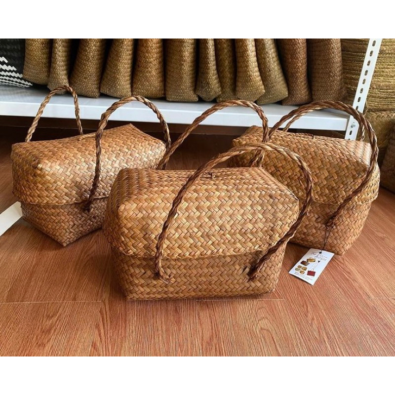 Tas Anyam Purun Parcel