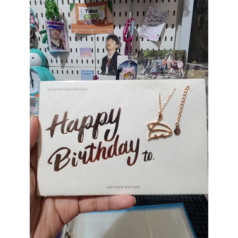 SM Birthday Necklace Doh Kyungsoo D.O. Official Merchandise