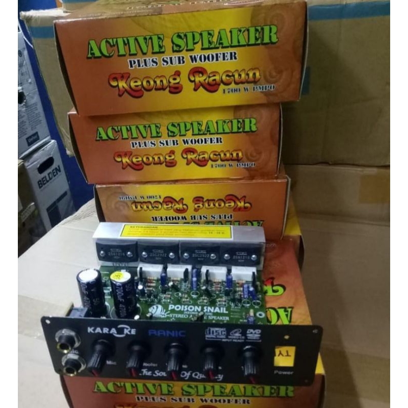 Kit Audio Speaker Aktif 1700 Watt Majesty