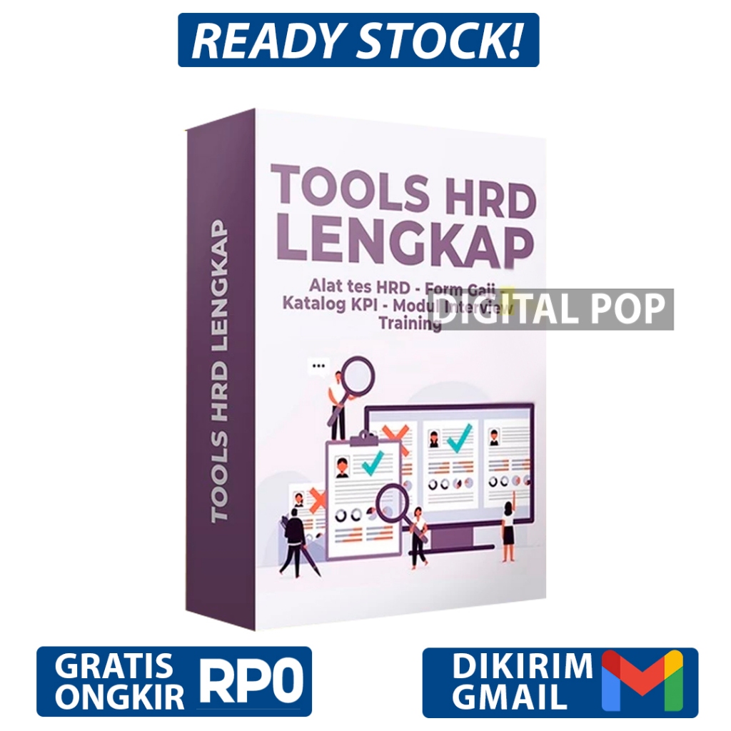 TOOLS HRD - KPI + SOP HRD + Form Tabel Gaji + Modul Interview