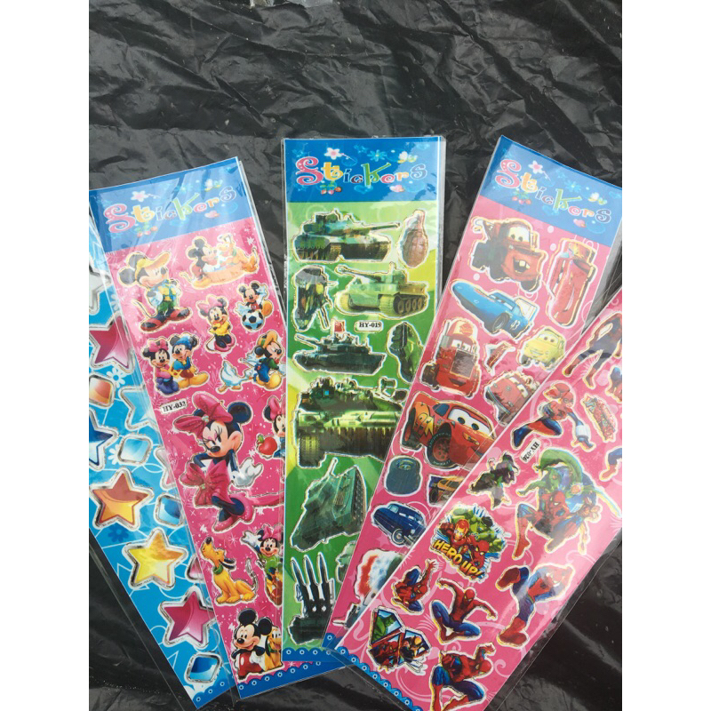 

Stiker tempel karakter random/stiker murah/stiker gambar tempel hp