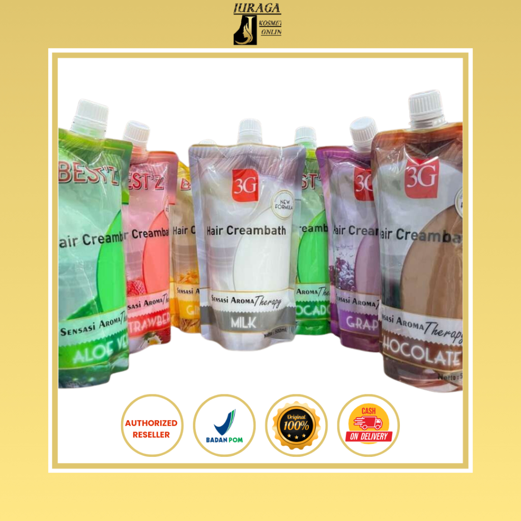 NEW" HAIR CREAMBATH 3G 1000ML Original