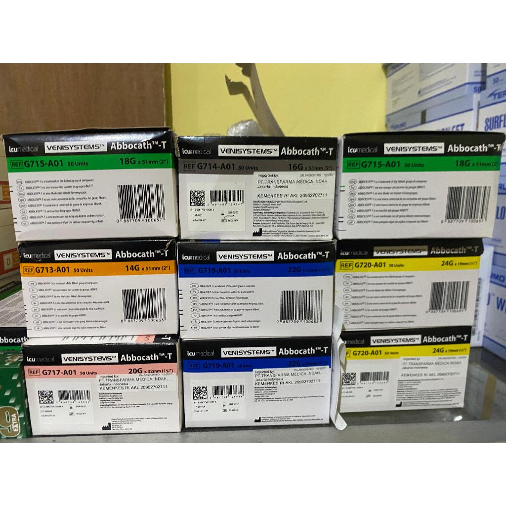 Jarum Infus/CANNULA / Abbocath/ABOCAT/ABBOCATH 22/ABBOCATH 24/ABBOCATH/ABBOCATH 18/ABBOCATH 14/ABBOC