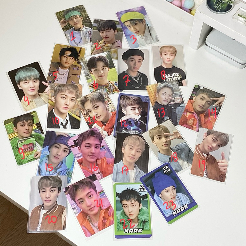 [OFFICIAL BACA DESK] PT.2 NCT DREAM MARK PHOTOCARD PC HELLO FUTURE 3D LENTICULAR SGS EPOXY UNIVERSE 