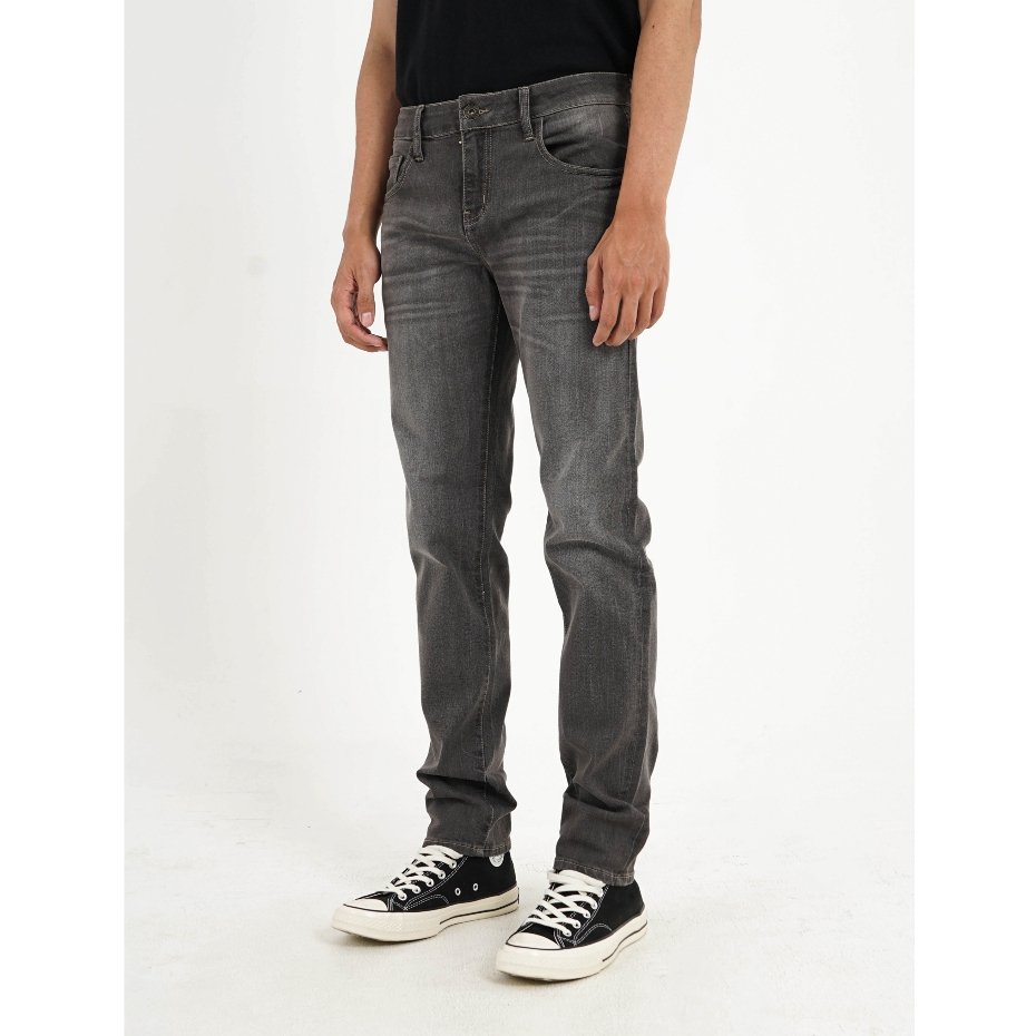 3Second Celana Panjang Jeans Pria Strech Wash Denim Shaw OL-C011124