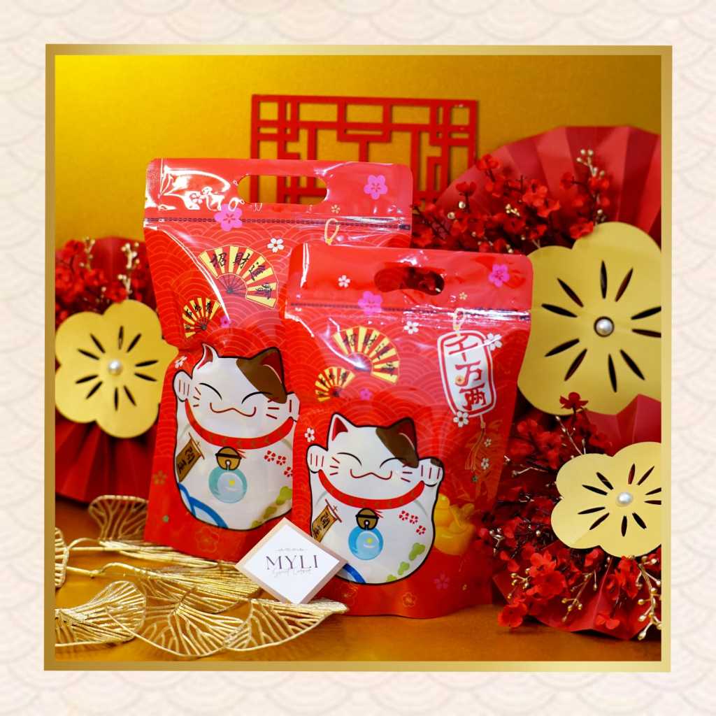 

CNY04 - HAMPERS IMLEK LUCKY CAT OPP BAG isi permen coklat sincia xinjia chinesse new year anak kids cny goodiebag souvenir chocolate candy merah jelly tahun baru cina bingkisan kado gift plastik plastic bungkus kucing keberuntungan