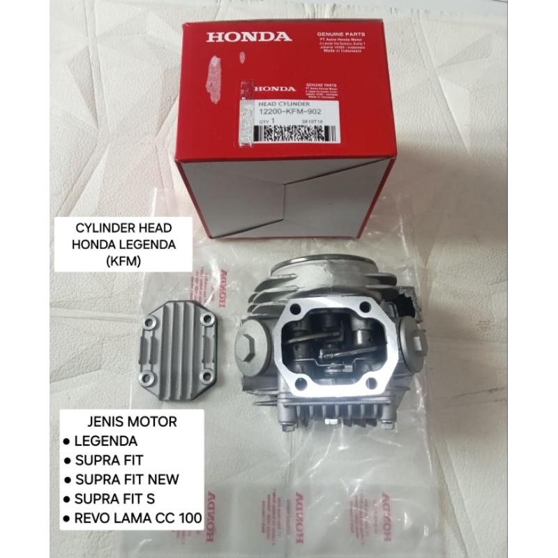 Cylinder Silinder Head Assy Komplit Legenda Supra Fit New KFM
