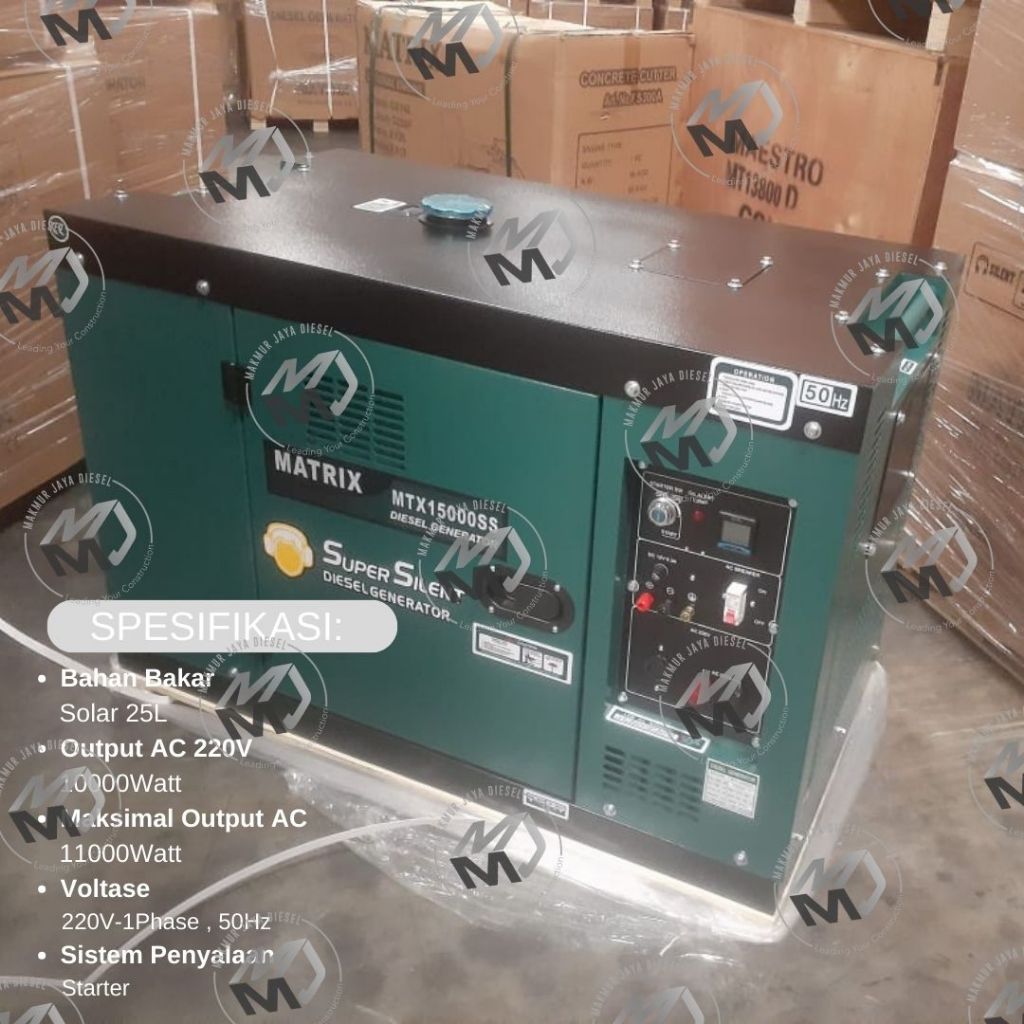 Genset SuperSilent Matrix MTX15000SS - 11000Watt