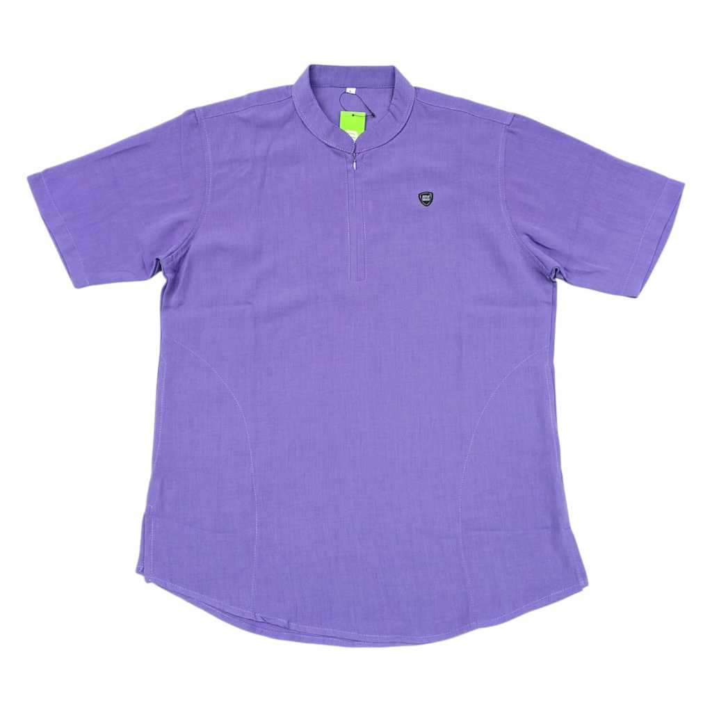 ATHAWEAR KEMEJA KOKO WARNA UNGU