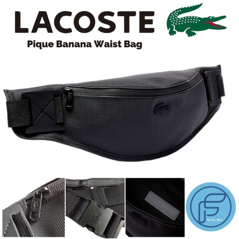 Lacoste Pique Banana Bag Original / Tas Selempang Pria Lacoste / Waist Bag