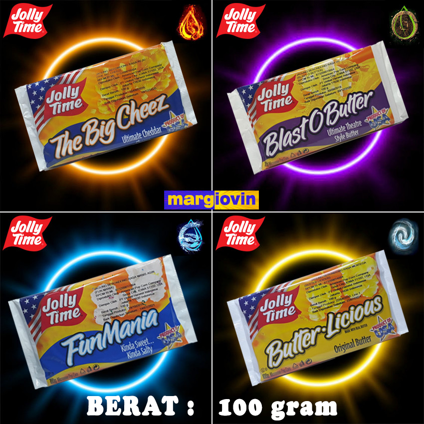 

Jolly Time Popcorn microwave , varian rasa : TBC, BOB, FM, B L