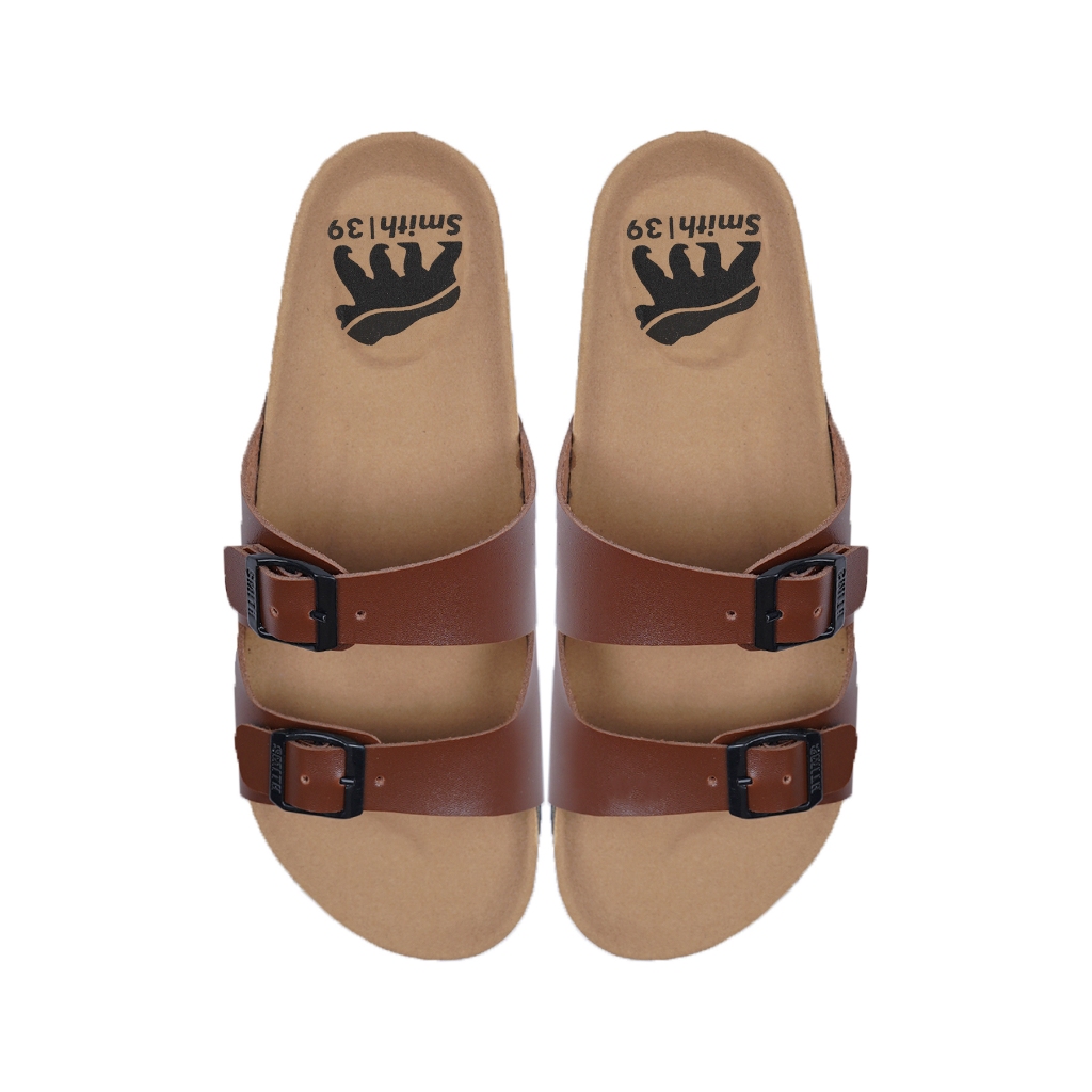 House of Smith Sendal Slide Pria - Sanbrik Brown #4