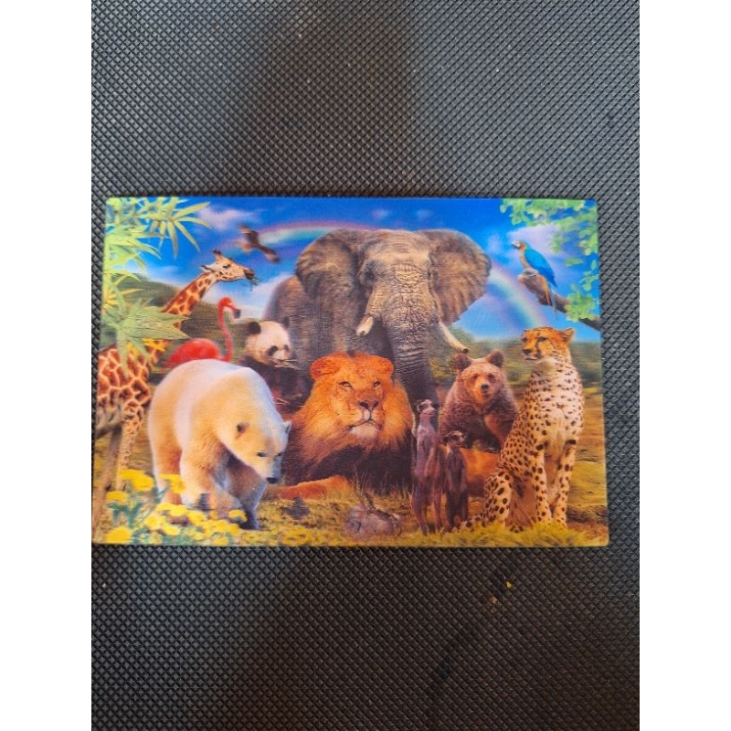 

kartu pos 3D binatang/animal 3D postcard