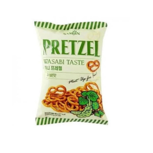 

Samjin Pretzel Wasabi Taste Snack Korea