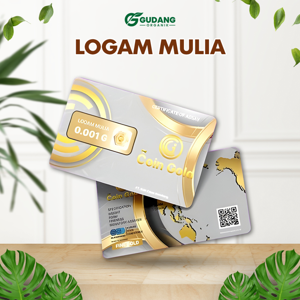 Logam Mulia 0.001 gram Coin Gold Coingold Babygold Mini gold Minigram Emas Kecil