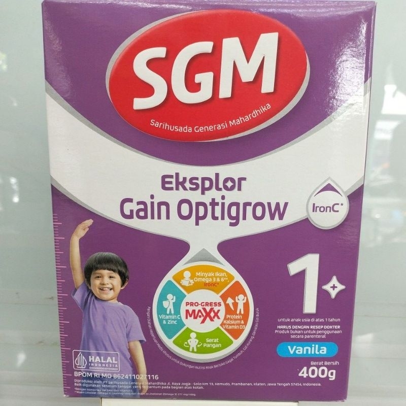 SGM Gain Optigrow 1+ (usia 1 tahun keatas)