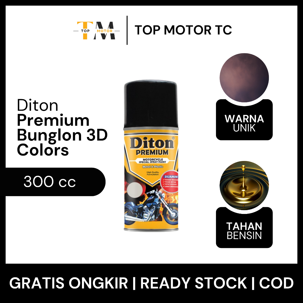 Diton Premium | Cat Semprot Pilox Bunglon Chameleon 3D Colors
