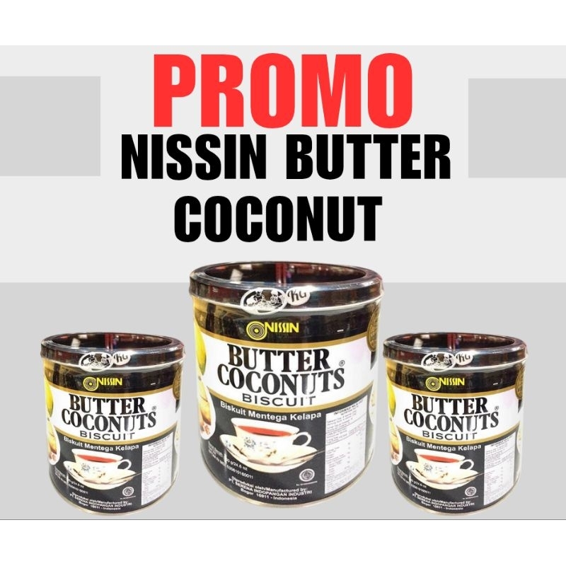 

PROMO!! Nissin butter coconut kaleng besar 700gr