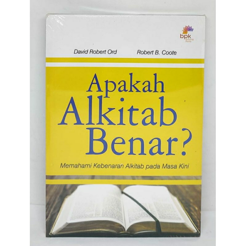 buku rohani apakah alkitab benar?