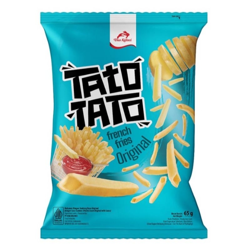 

Dua Kelinci Tato Tato Snack Kentang Original 65 gram