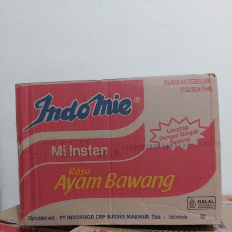 

Indomie Rasa Ayam Bawang isi 40 pcs x 69g DUS