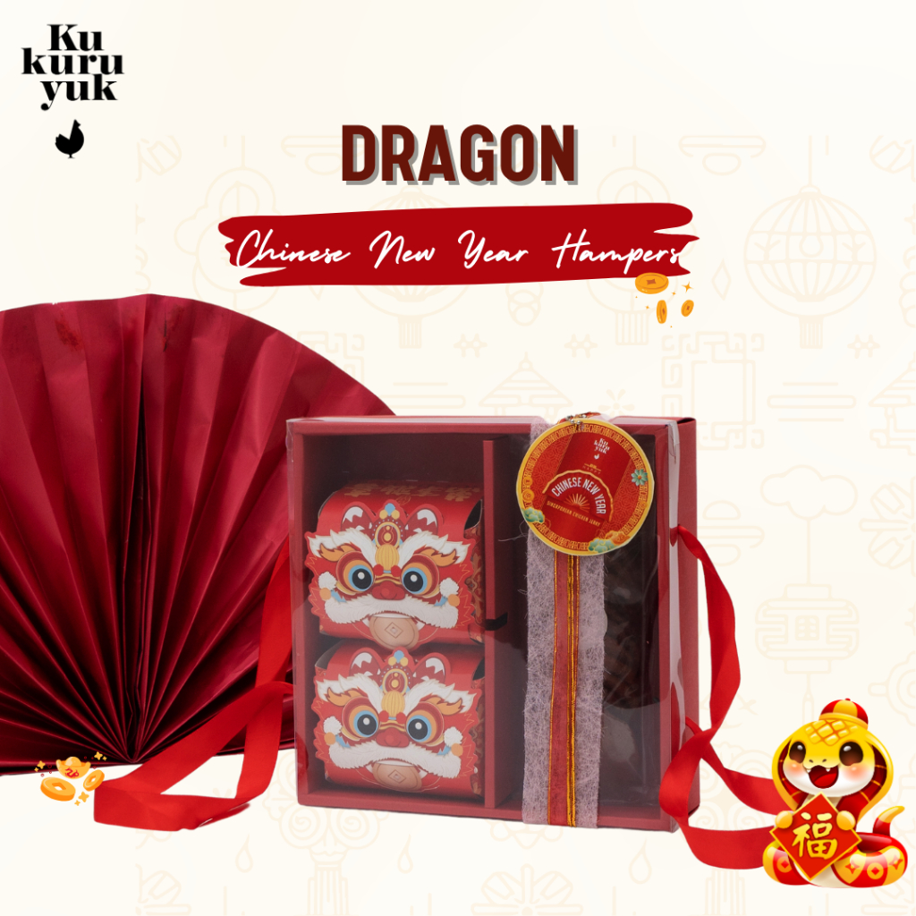 

Dragon Hampers - Hampers Imlek - Dendeng Kukuruyuk - Hadiah Parcel CNY