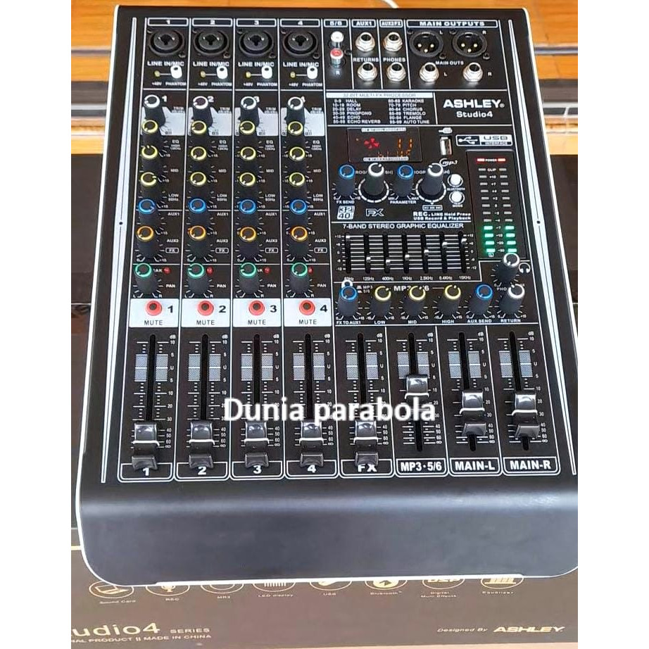 power mixer 4 channel ASHLEY STUDIO 4 original power mixer ashley studio4 garansi 1 tahun