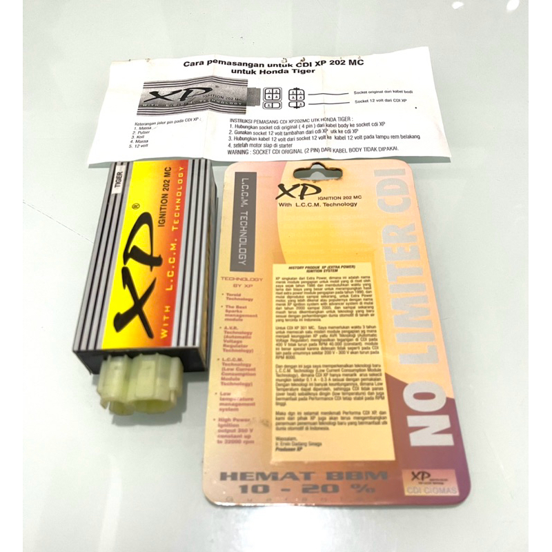 CDI XP IGNITION 202 MC NOZ HONDA TIGER NO LIMITER CDI