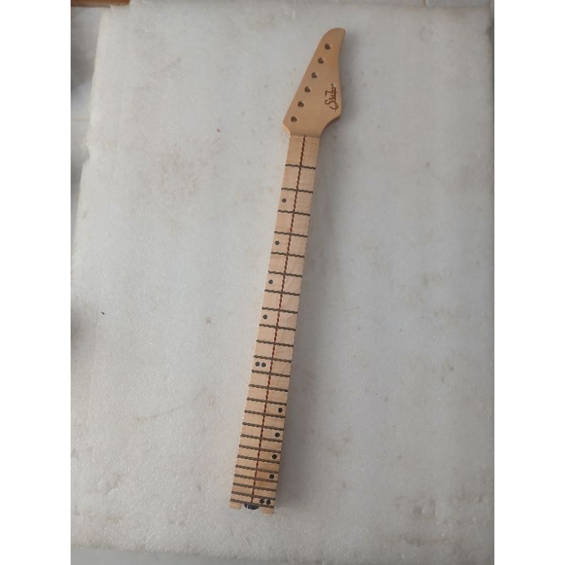 neck gitar suhr flame maple 24 fret custom