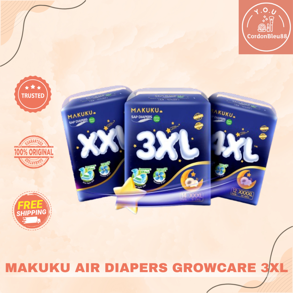 MAKUKU SAP Diapers Grow Care Pants XXL/3XL/4XL