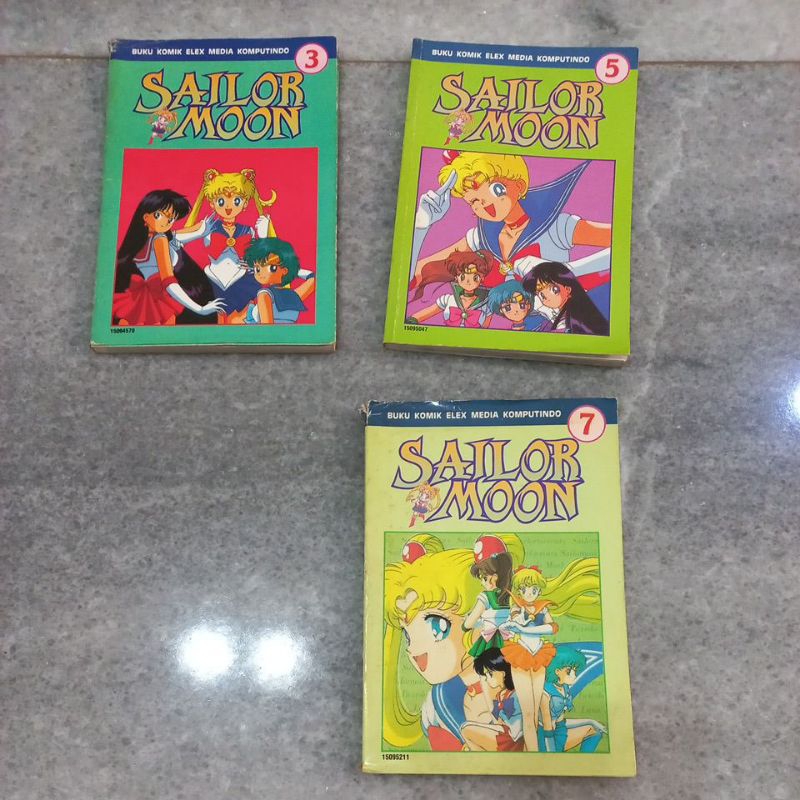 preloved sailormoon berwarna noo 3 5 7