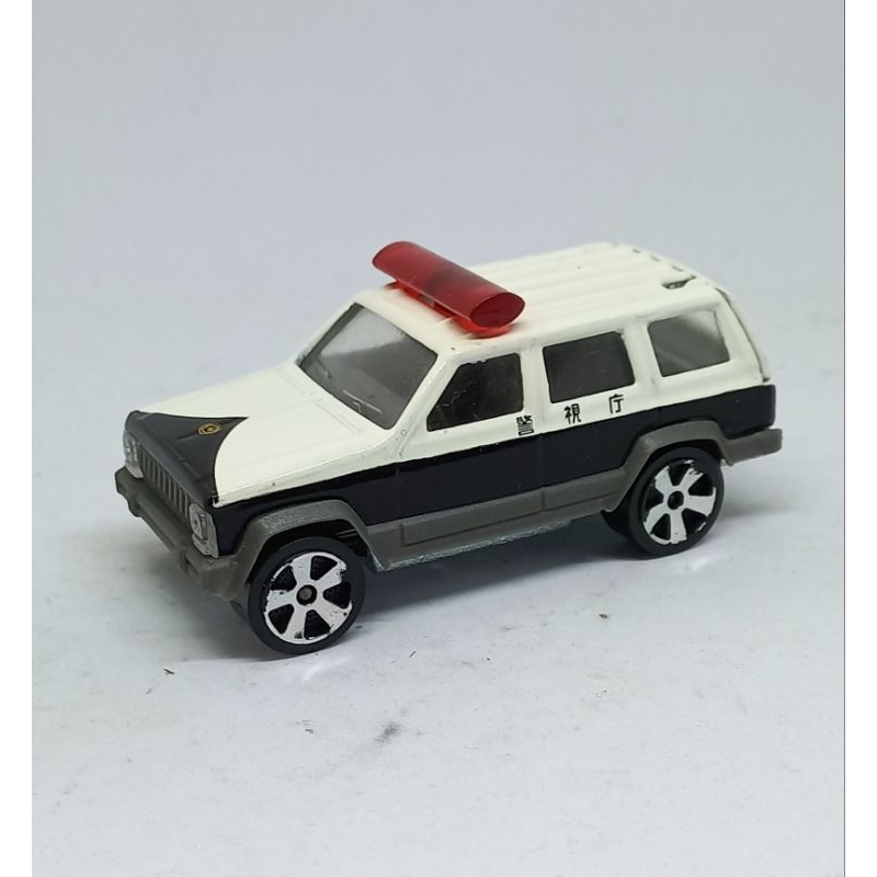 majorette jeep cherokee japan police loose diecast 1/60 (t)