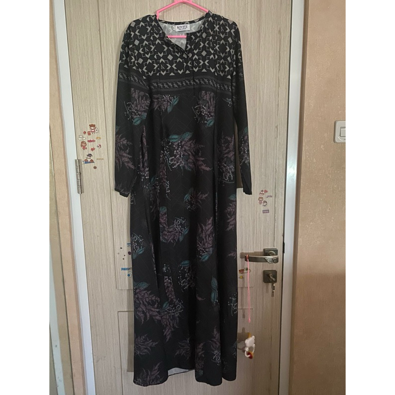 preloved bekas gamis dress merk kivitz ukuran M