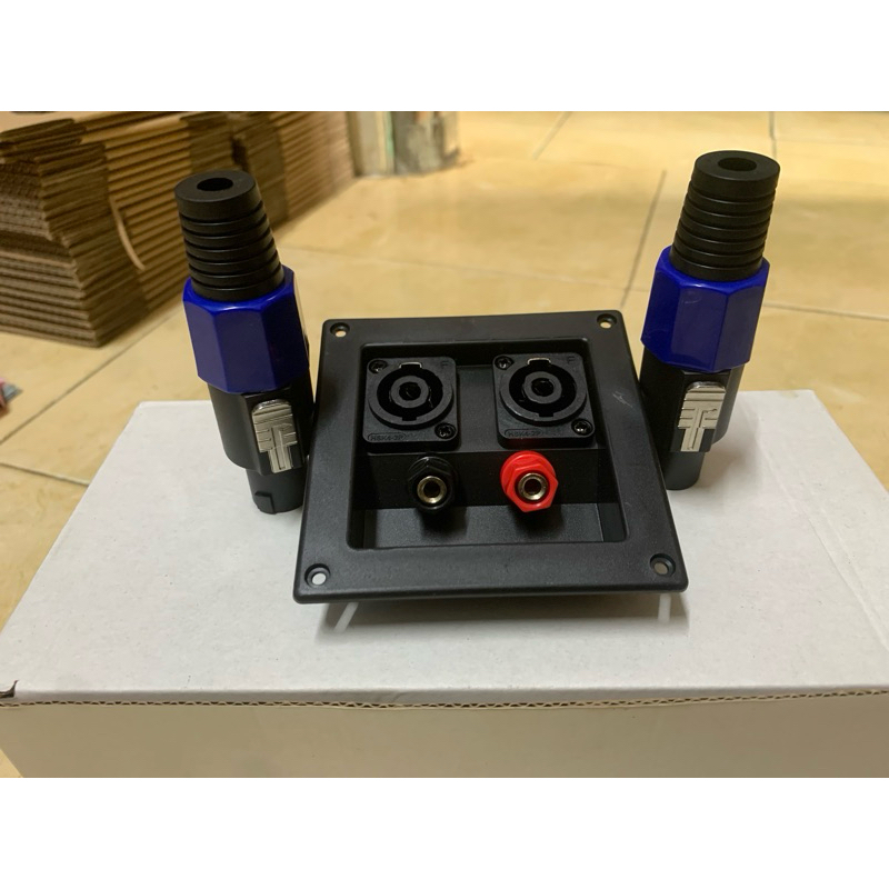 Terminal Box Speaker Plus Jack Speakon