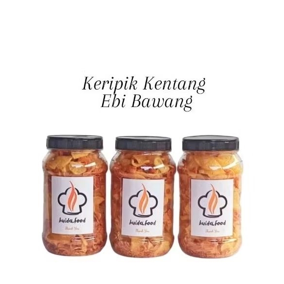 

Keripik Kentang Ebi Bawang Asli Kriuk Buida Gurih Dan Renyah