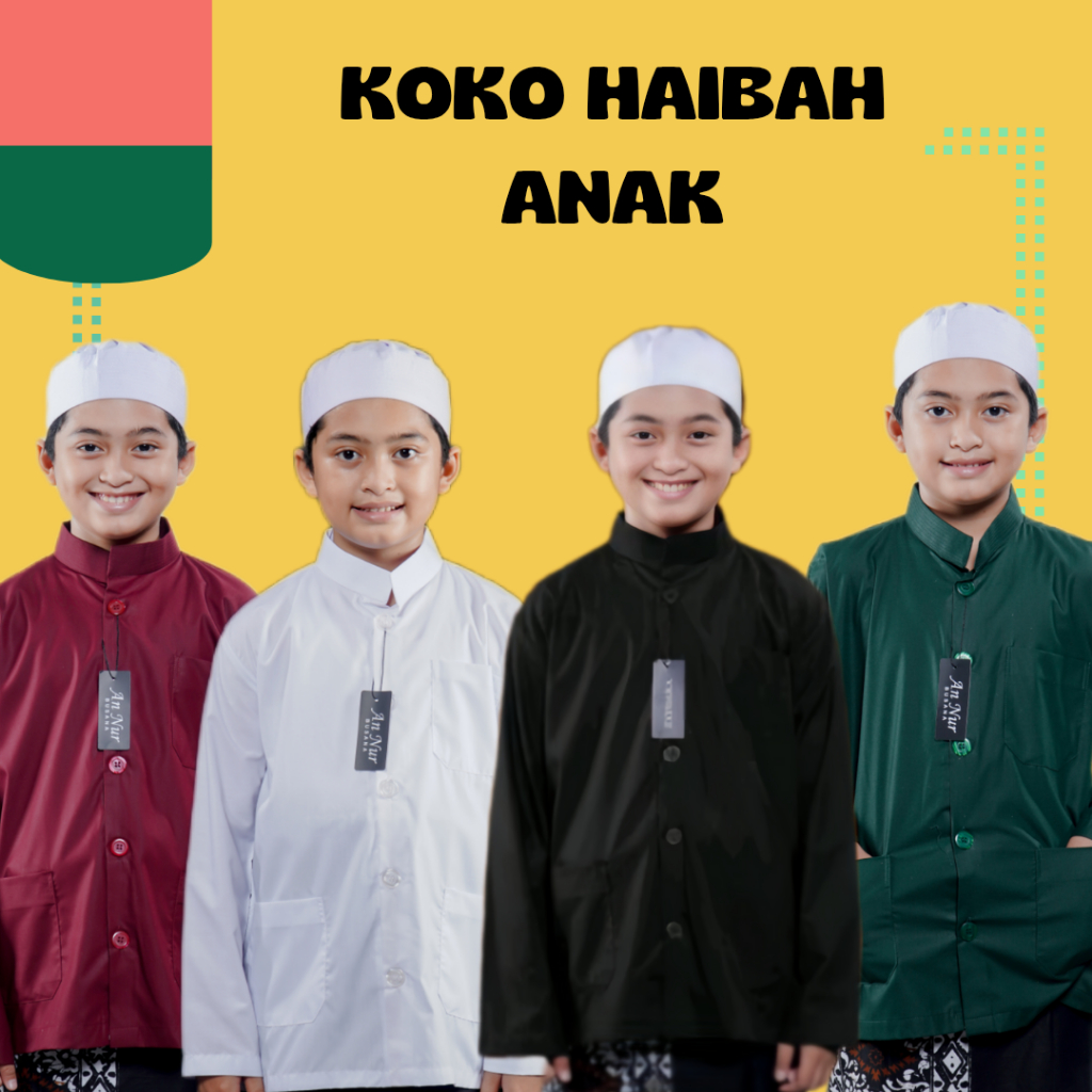 KOKO HAIBAH POLOS ANAK