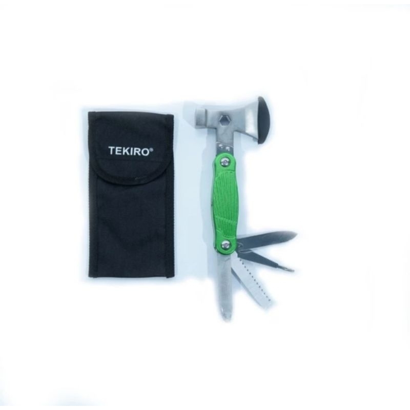 TEKIRO Palu kapak lipat multifungsi 7 in 1