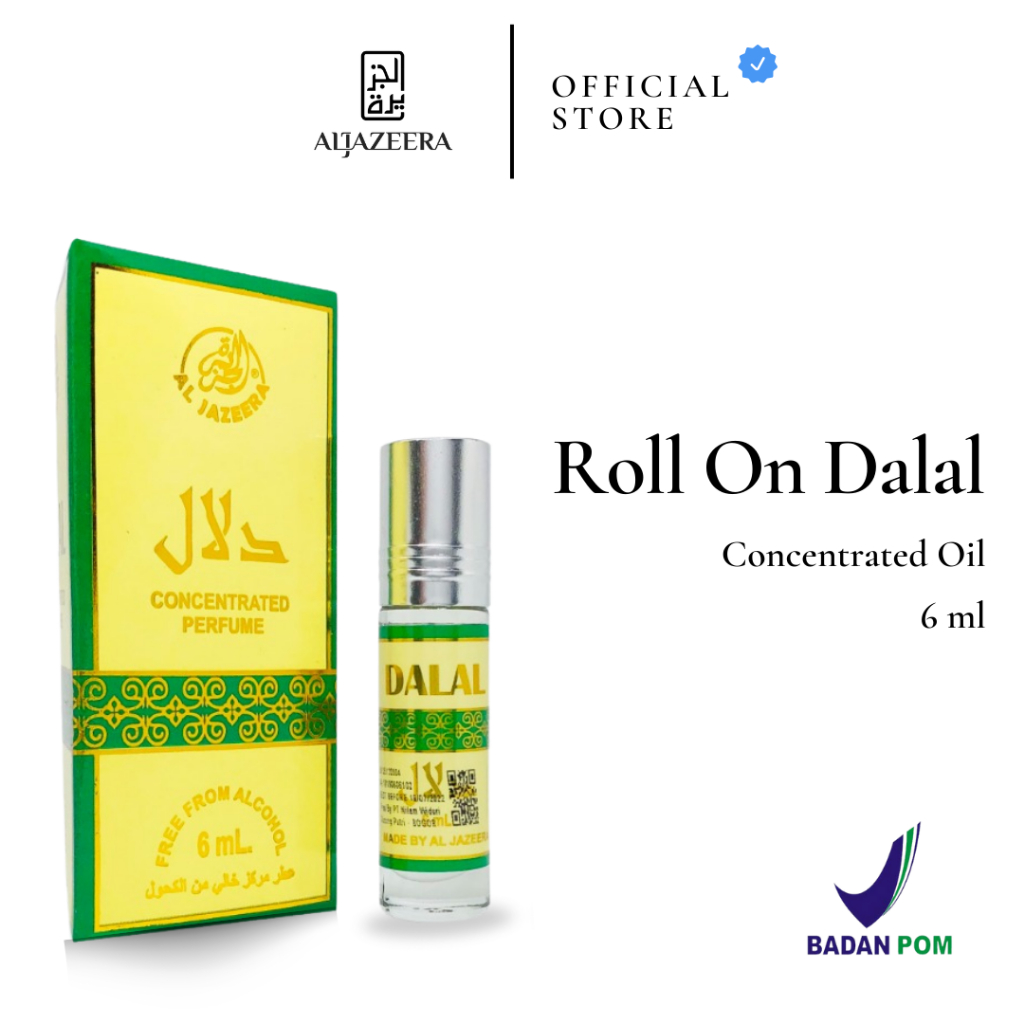 Dalal Parfum Roll On Arab 6 ml Non Alkohol | Minyak Wangi Concentrated Oil | Original Segel Pabrik |