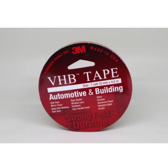 

Double Tape 3M VHB 12 mm ORIGINAL - DOUBLE FOAM TAPE