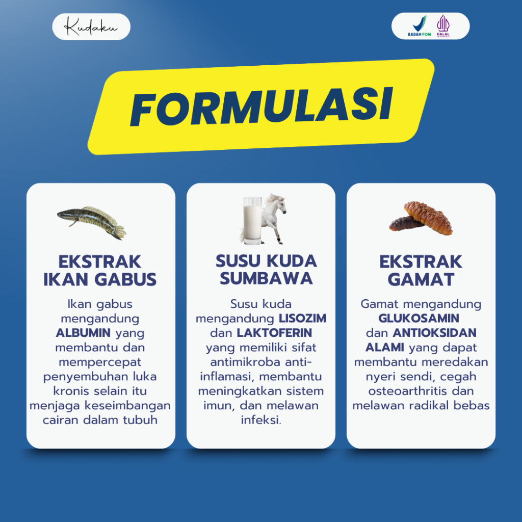 

RB Kudaku 2 Box Susu Kuda Liar Sumbawa Asli Obat Nyeri Sendi Berkhasiat Atasi Pengepuran Tulang