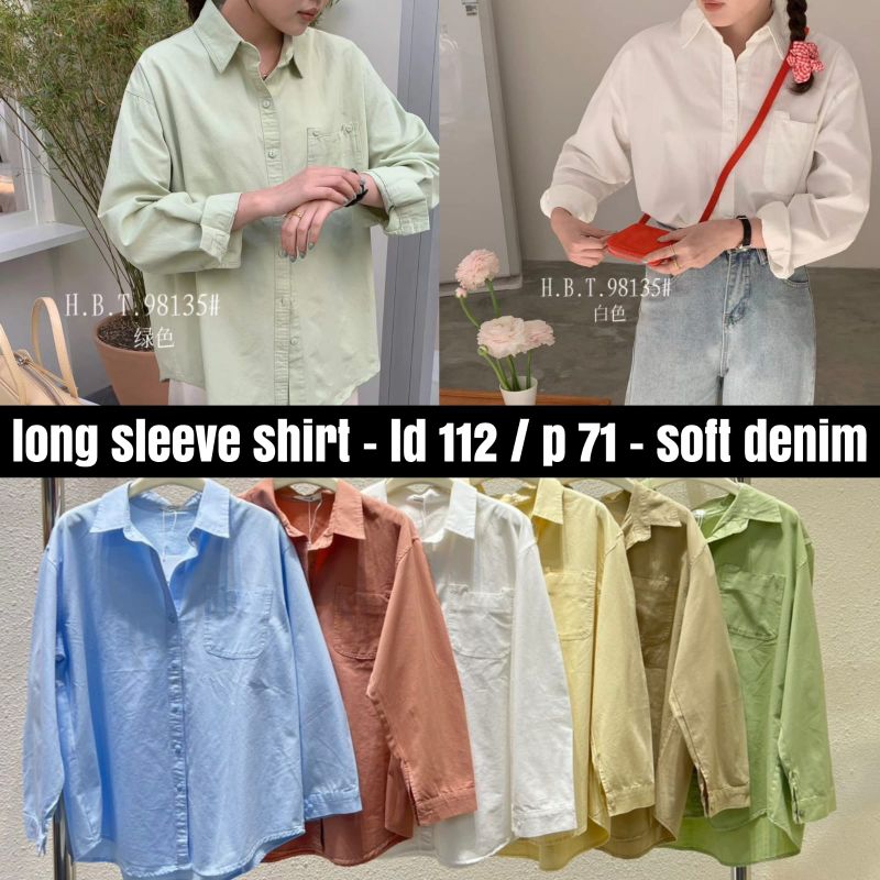 [READY] 100% PREMIUM QUALITY BANGKOK THAILAND BRAND WANWAN BAJU ATASAN KEMEJA TANGAN LENGAN PANJANG 