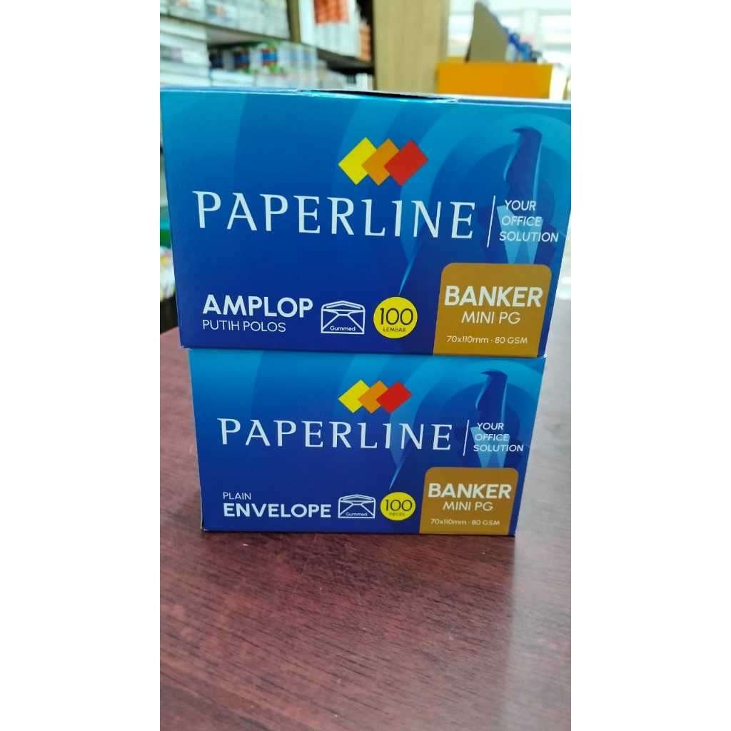 

AMPLOP PAPERLINE BANKER AMPLOP PUTIH KECIL 70X110 MM 80 GSM