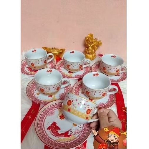 Hampers Cangkir set Imlek | Hampers box | Hampers imlek