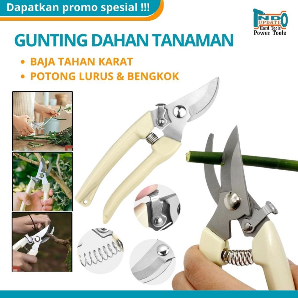 Gunting Dahan Ranting / Gunting Ranting Daun Tanaman Super Tajam Peralatan Berkebun Gunting Ranting 
