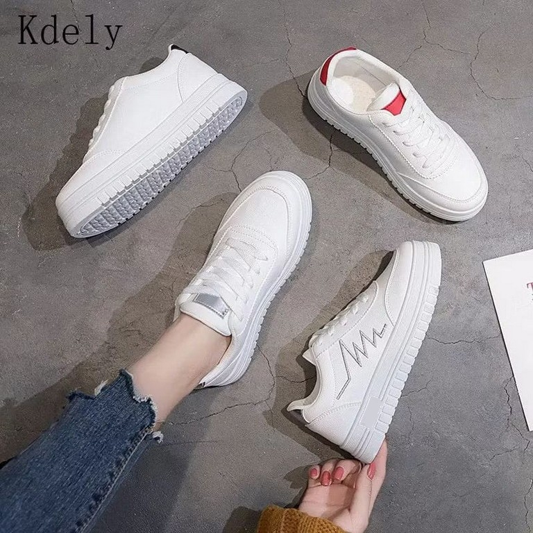 Sepatu Sneakers Wanita Korea Style Sport Shoes Xiny 020 Kekinian Sepatu Sekolah Wanita Hr-Luxe Koii 