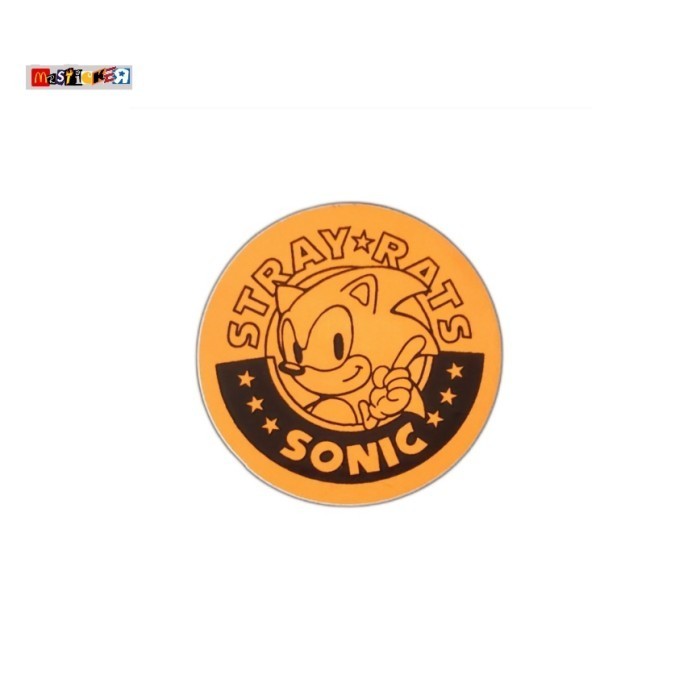 

sticker Stray Rats x Sonic Hedgehog rounded logo stiker
