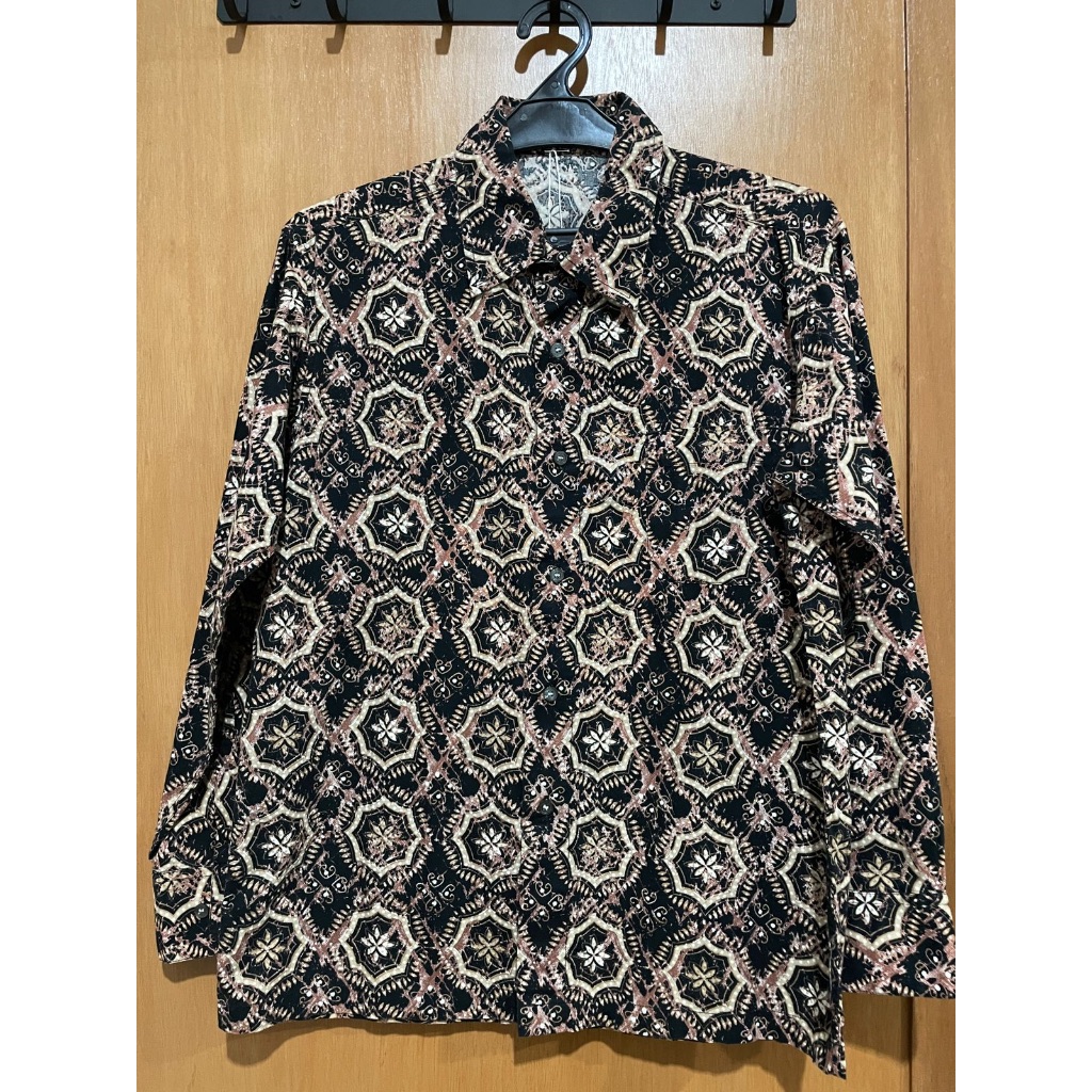 [PL] Kemeja Lengan Panjang  Batik untuk Wanita/Perempuan Remaja/Dewasa (asli/ori)